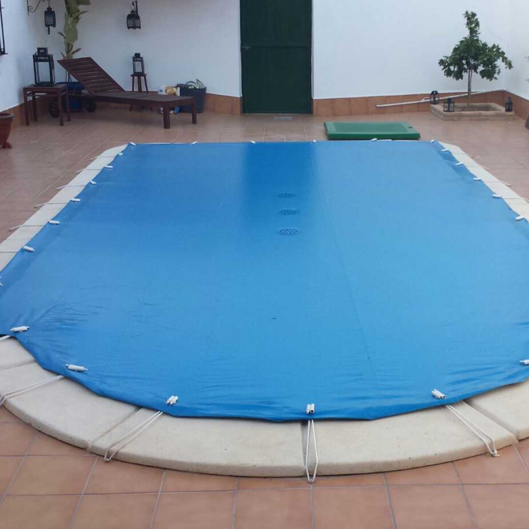 Toldo de invierno para piscina prefabricada